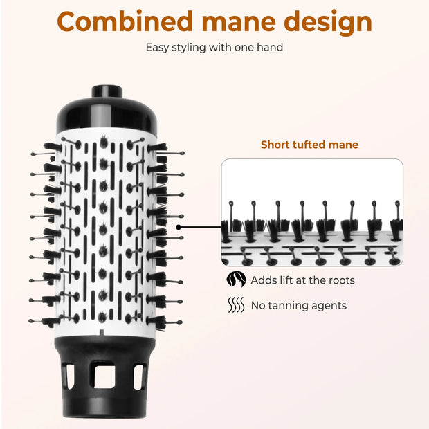 3 In 1 Hot Air Comb Styling Comb for Straight Curly Heating Comb Hair Straightening Brush Electric Hot Air Brush Women