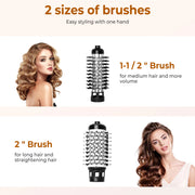 3-in-1 Hot Air Comb: Straighten, Curl & Style for Women