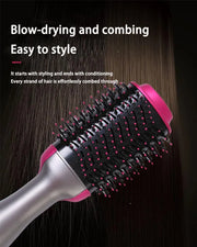 3-in-1 Hot Air Brush: Styling, Straighten, Curl