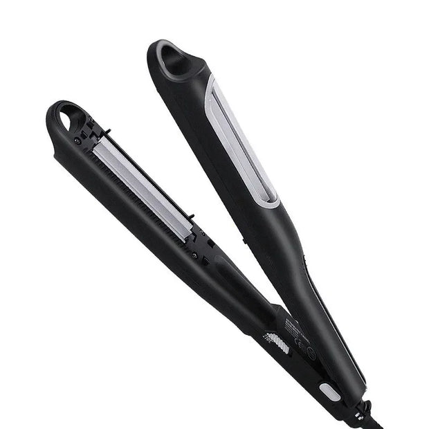 Automatic Hair Curler: Flat Iron & Crimper for Waves