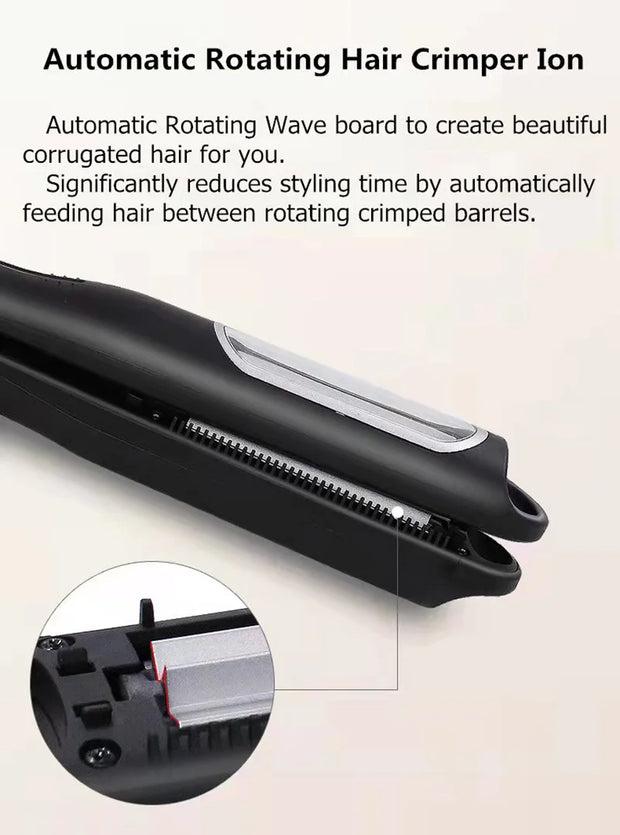 Automatic Hair Curler: Professional Corrugation Flat Iron