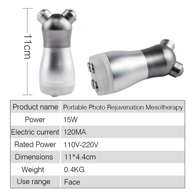 EMS Microcurrent Face Lift Device: LED Anti-Aging Therapy