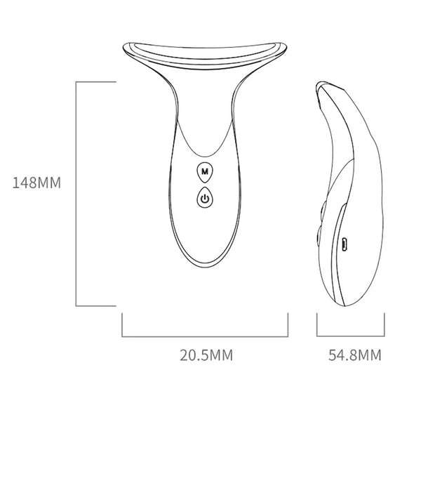 EMS Lifting Beauty Device: Neck & Face Anti-Wrinkle Massager