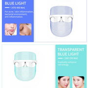 7-Color LED Mask: Rechargeable Red Light Therapy Device