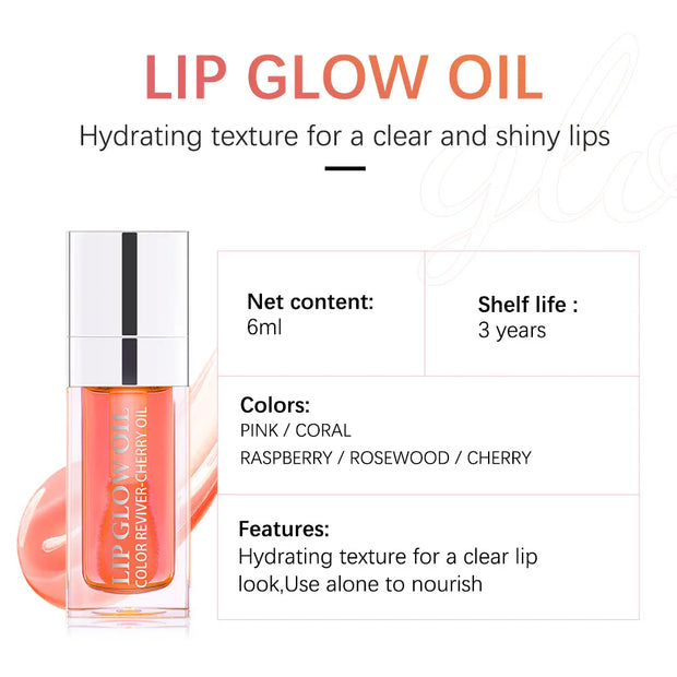 6ml Sext Lip Oil Hydrating Plumping Lip Coat For Lipstick Lipgloss Tinted Lip Plumper Serum Bb Lips Glow Oil Treatment