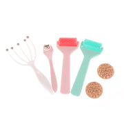 6pcs/set Facial Beauty Massage Ice Roller Five-claw Head Massager Eye Cream Stick Skin Care Gift Makeup Tool