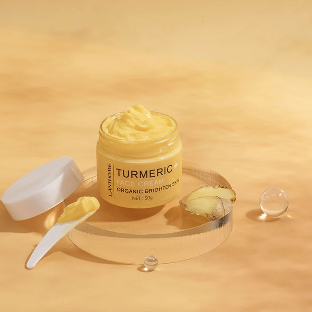 3pcs Turmeric Face Care Set: Acne Cream & Serum