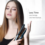 4-in-1Interchangeable Plates Fast Hair Straightener Flat Iron Electric Ceramic Hair Curler Crimper Corrugated Wave Hair Styling