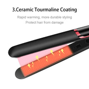 LED Display Professional Hair Straightener Curler Hair Flat Iron Negative Ion Infrared Hair Straighting Curling Iron Corrugation