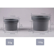 20Pcs Refillable Cosmetic Jars - 50/100ml Travel Size