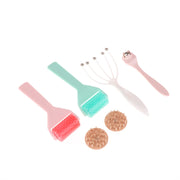 6pcs/set Facial Beauty Massage Ice Roller Five-claw Head Massager Eye Cream Stick Skin Care Gift Makeup Tool