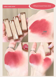 Joocyee Fermented Pink Lipstick Set: Matte & Gloss Shades