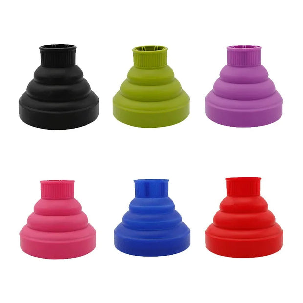 Silicone Hairdryer Diffuser Cover Temperature Resistant Silica Foldable Hairdressing Curly Styling Hair Care Salon Tool