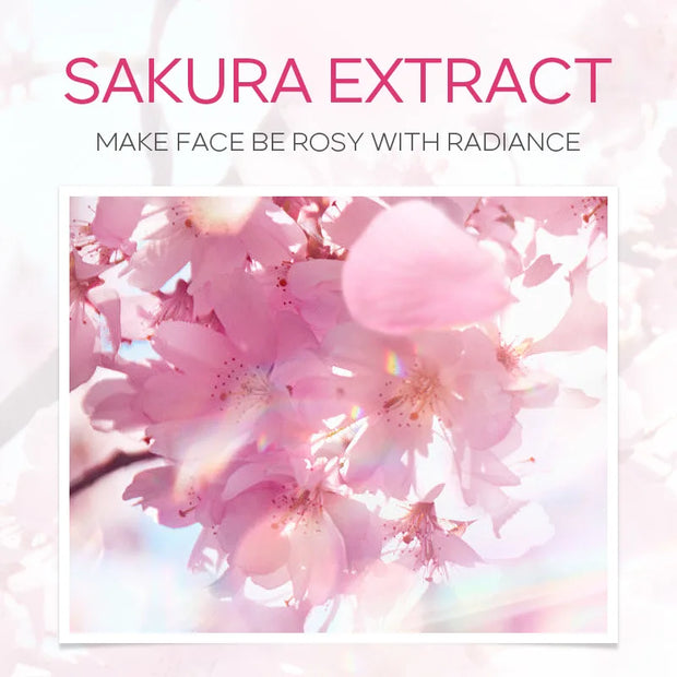 Japan Sakura Skincare Set: Cleanser, Serum & Sunscreen