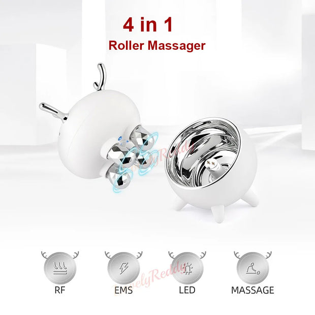 EMS Facial Massager: RF LED Therapy & Skin Tightening