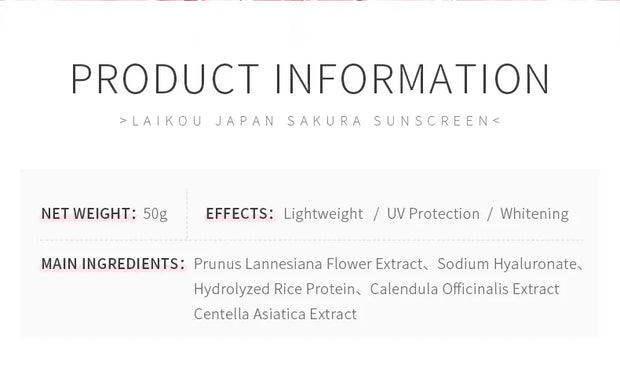 Japan Sakura Skincare Set: Cleanser, Serum & Sunscreen