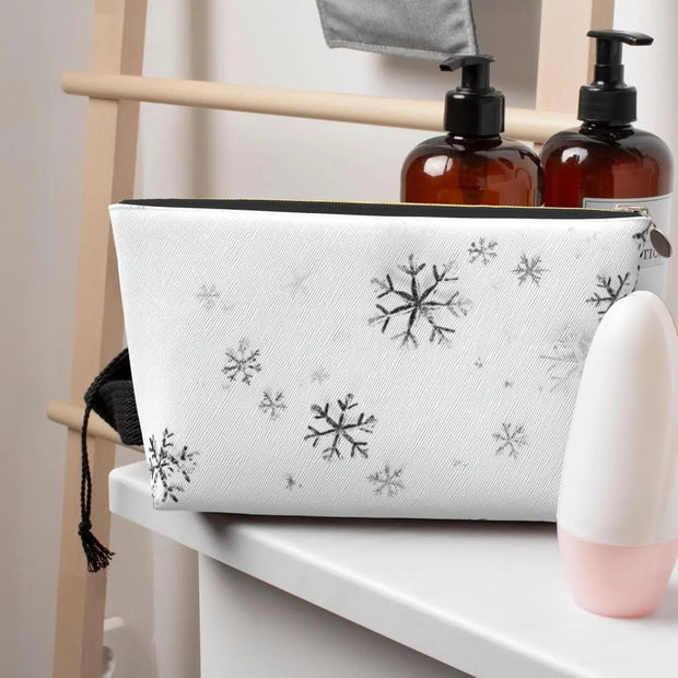 Snowflake Cosmetic Waterproof Makeup Pouch Bag