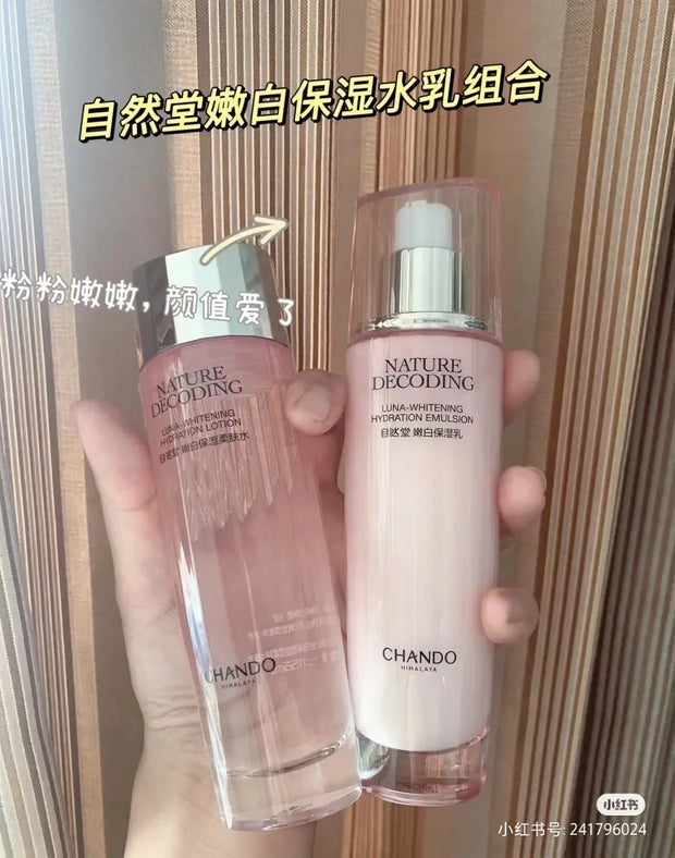 CHANDO Whitening Moisturizing Set: Toner, Serum & Cream