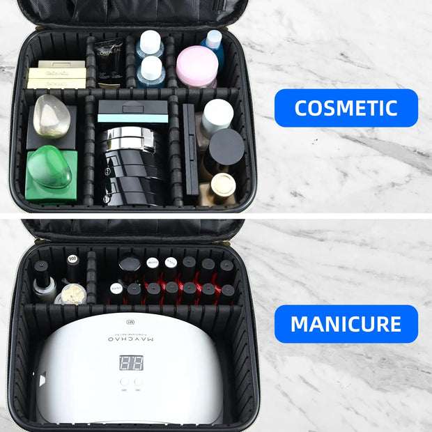 Portable Travel Adjustable & Waterproof Makeup Bag