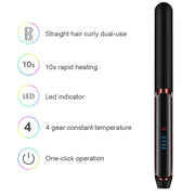 LED Display Professional Hair Straightener Curler Hair Flat Iron Negative Ion Infrared Hair Straighting Curling Iron Corrugation