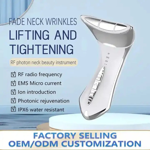 Home Facial Massager: LED Photon & EMS Microcurrent Device